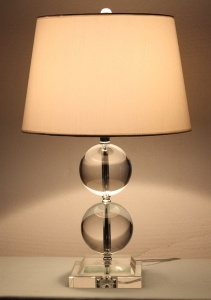 crystal table lamp