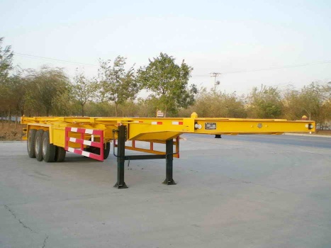 skeleton container semi trailer