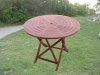 round folding table