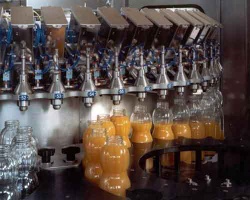 Fruit juice washing filling capping machine