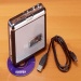 USB cassette player in walkman style