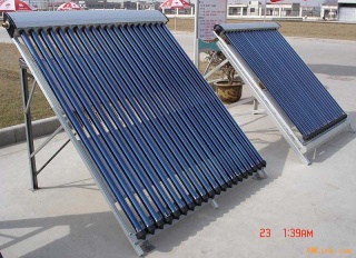 solar collector heatpipe with evacuated tubes(solar keymark certificate)
