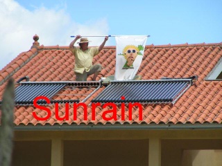 solar powered thermal panel with solar keymark and SRCC certificate
