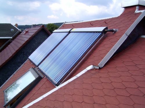 vacuum tube solar thermal panel