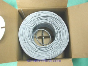 UTP Cat 5e cable at 305m/pull box