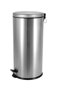 27 Litre Stainless Steel Trash Bin