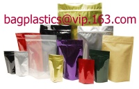 Foil Aluminum Pouches, Metalized Bags, Shield Barrier bag, Vacuum retort bags, Square Bottom bags,