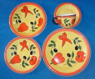 ceramic earthenware 20pc dinnerware set