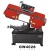 Horizontal metal band sawing machine