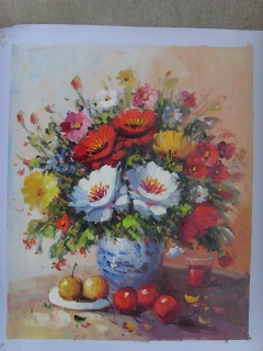 Flower Oil Painting - 3w suppainting com