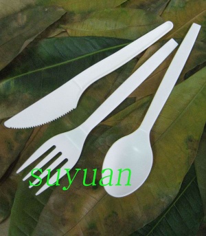 100% recycled PLA cutlery
