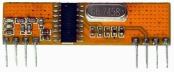 Low cost ASK RF super heterodyne receiver module