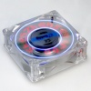Programmable LED Flashing Computer Cooling Fan with temperature sensor(90mm)