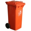 Two-Wheeled Plastic Waste Bin 120Ltrs
