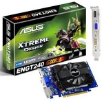 ASUS ENGT240/DI/512MD5/A GeForce GT240 512MB GDDR5 128bit PCI Express 2.0 Video Card with 550MHz Clock Speed