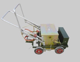 Thermoplastic zebra crossing marking machine