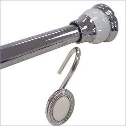 stainless steel curtain rods poles