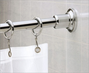 stainless steel shower rods poles