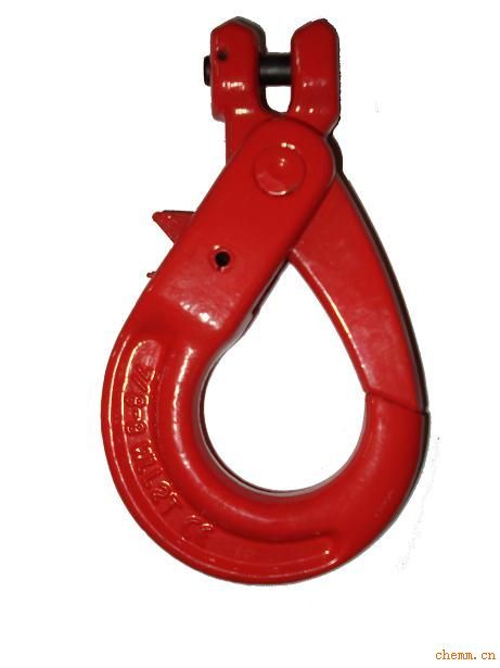 Euro clevis self-locking hook