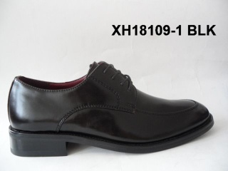 men lace-up burnish dress shoes