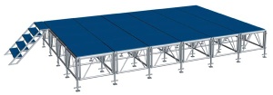 moving stage,aluminium stage,folding stage