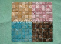 shell mosaic on mesh