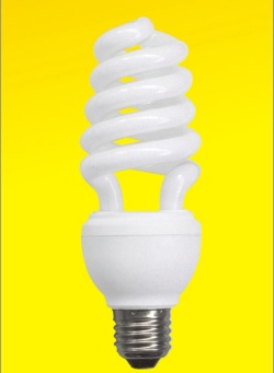 U shape energy saving lamp