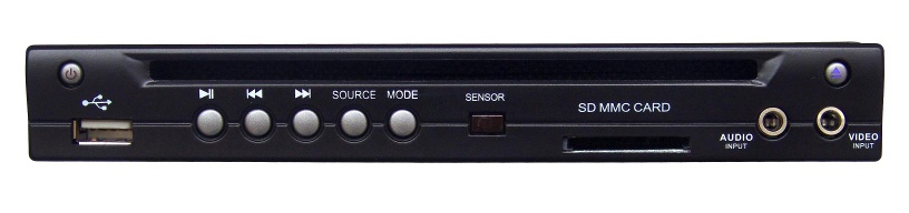 DVD-600 car half din dvd player USB reader Auto mobile 1/2 din