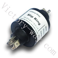 4 channnels High Current Slip ring(with plug)