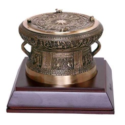 Bronze drum diameter 12cm