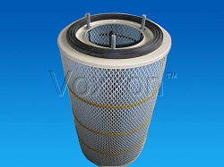 Painting booth cartridge filter