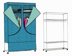 Large Size Wardrobe with Wheels for Easy movement