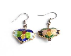 cloisonne earring