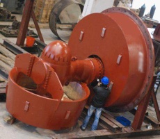 Marine rudder propeller