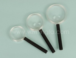 Black handle magnifier