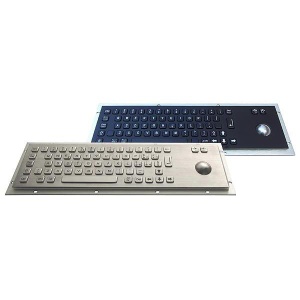 IP65 industrial kiosk keyboard with trackball