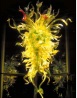 Art glass chandelier
