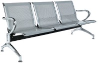 waiting chair, metal seat, public chair, airport chair, lobby seat, reception chair, seat, chair, furniture