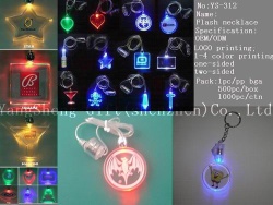 Flashing Necklace \ LED Necklace \Key Chain necklace\AD Necklace