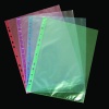 11-hole color sheet protector