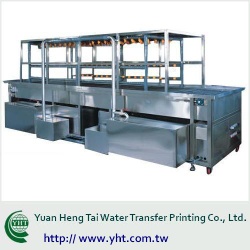 Tunnel Water Washing Conveyer / water transfer printing equipment