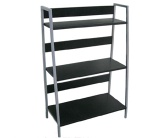 3 Tier Stackable Bookcase with Black Wood