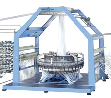 Six Shuttles Plastic Circular Weaving Loom - woven bag machine