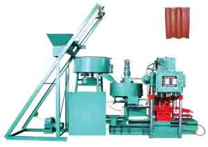 MYW125 color cement tile making machine