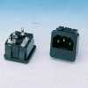 IEC 320 Power Inlet with 5 x 20mm Fuseholder
