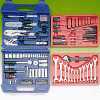126pcs Tool Kit w/plastic Case & Two Inner Plastic Tray
