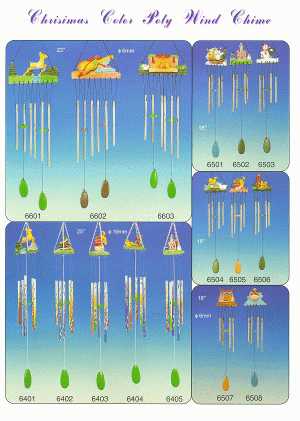 Christmas Color Ploy Wind Chime