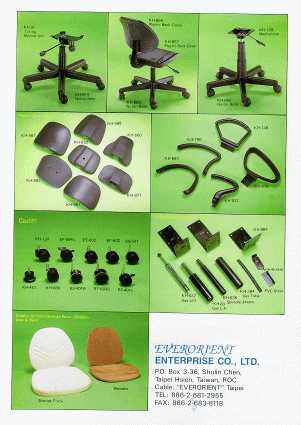 Tilting Mechanism, Plastic Seat Cover, Plastic Cover Back