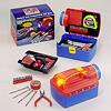 39-PC Double-Chest DIY Tool Box / W/Dual Lamps