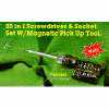 20-In-1 Screwdriver & Socket Set W/magnetic Pick Up Tool